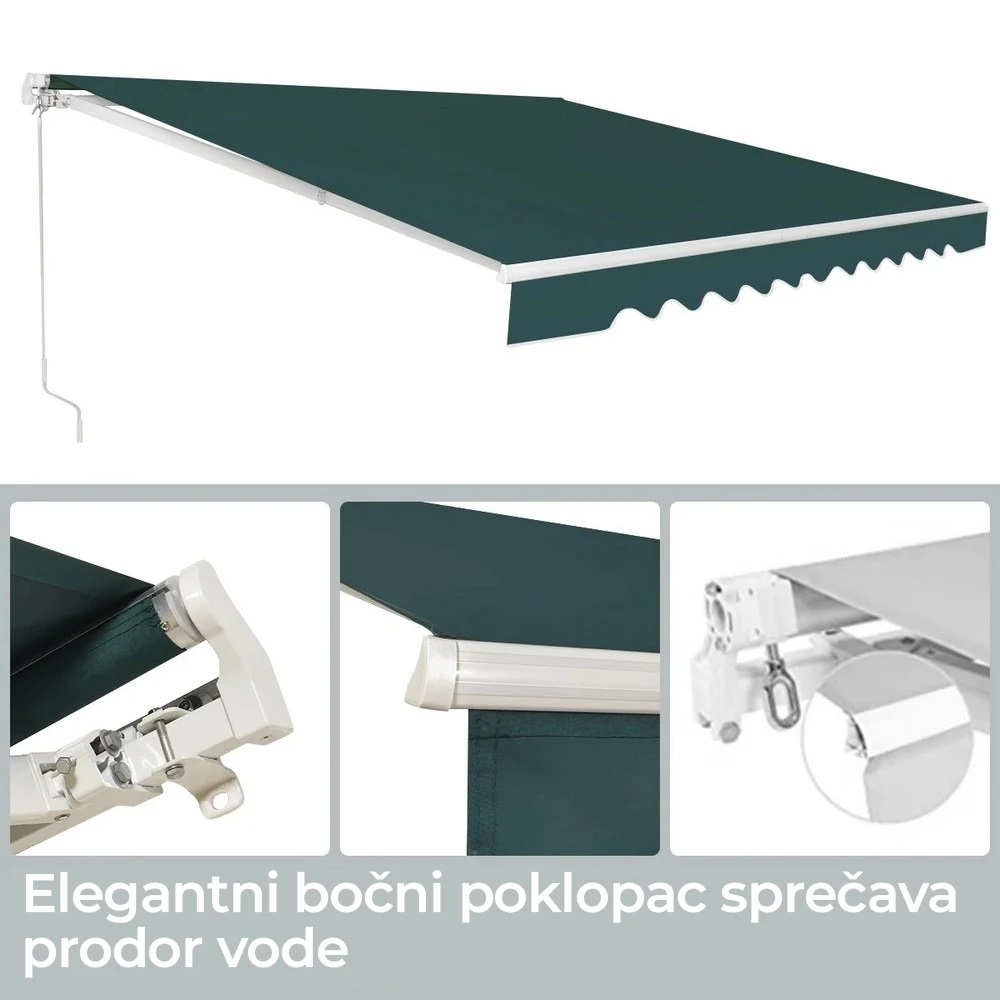 Tenda 3,6 x 3 m Zelena-1923